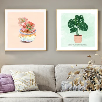 Nordic Plant Printing Watercolor Painting Potted Cactus Poster Canvas Art Wall Picture For Living Room Decoration Maison
Nordic Plant Printing Watercolor Painting Potted Cactus Poster Canvas Art Wall Picture For Living Room Decoration Maison