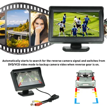 Hot 4.3" Car TFT LCD Monitor Wireless Transmitter Receiver Backup Reverse Camera Parking System Night Vision
Hot 4.3" Car TFT LCD Monitor Wireless Transmitter Receiver Backup Reverse Camera Parking System Night Vision