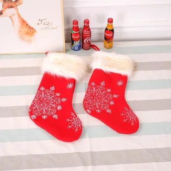Red Christmas Socks Decoration Gift Bag Snowflake Embroidery Socks
Red Christmas Socks Decoration Gift Bag Snowflake Embroidery Socks