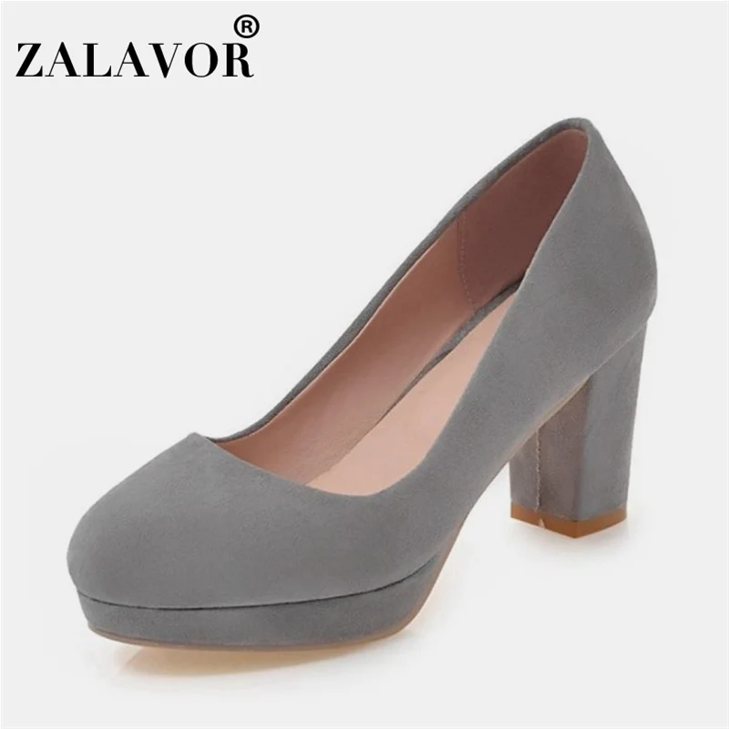 ZALAVOR 4 Colors Size 32-43 Simple Office Lady Platform High Heel Shoes Woman Solid Color Thick Heel Pumps Party Women Shoes
ZALAVOR 4 Colors Size 32-43 Simple Office Lady Platform High Heel Shoes Woman Solid Color Thick Heel Pumps Party Women Shoes