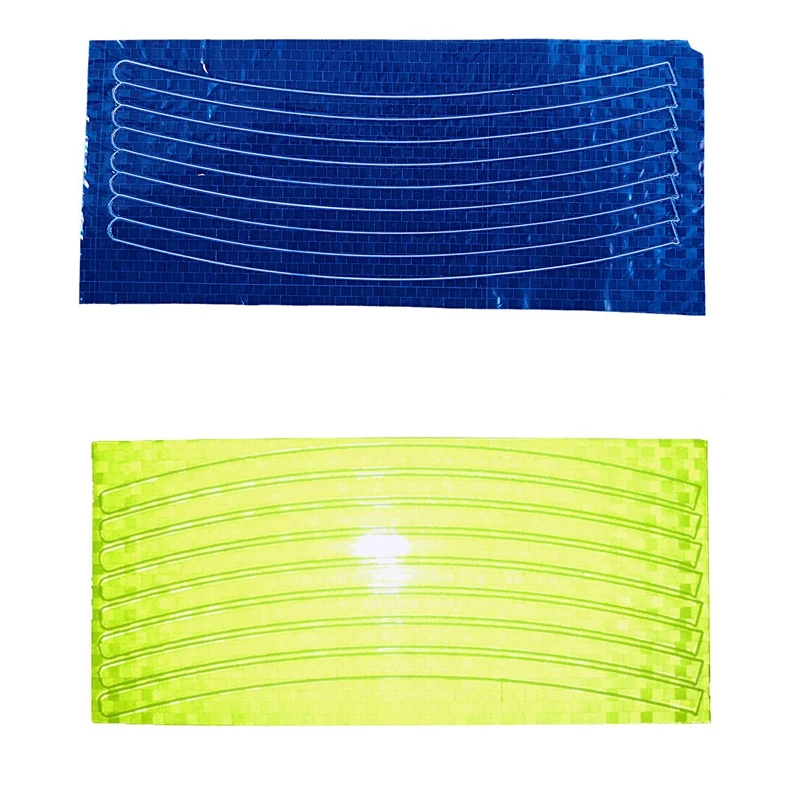 2Pcs Bicycle Reflector Fluorescent Mtb Bike Bicycle Sticker Cycling Wheel Rim Reflective Stickers Decal Accessories - Blue & Yel
2Pcs Bicycle Reflector Fluorescent Mtb Bike Bicycle Sticker Cycling Wheel Rim Reflective Stickers Decal Accessories - Blue & Yel