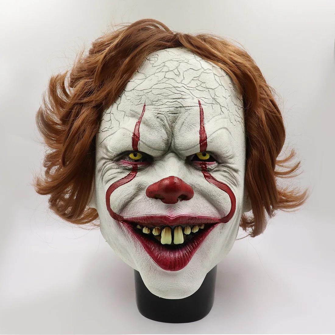 New Stephen King's It: Chapter Two Pennywise Mask Joker Clown Cosplay Horror Latex Masks Halloween Party Props
New Stephen King's It: Chapter Two Pennywise Mask Joker Clown Cosplay Horror Latex Masks Halloween Party Props