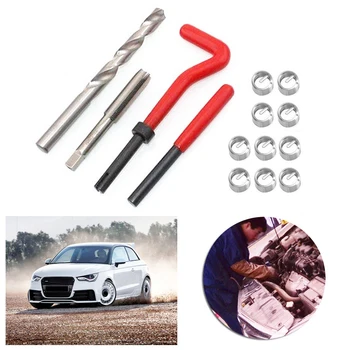 KKMOON 15Pcs Metric Thread Repair Insert Kit M3 M4 M7 M9 M11 Helicoil Car Pro Coil Tool M3*0.5 M4*0.7 M7*1 M9*1.25 M11*1.5
KKMOON 15Pcs Metric Thread Repair Insert Kit M3 M4 M7 M9 M11 Helicoil Car Pro Coil Tool M3*0.5 M4*0.7 M7*1 M9*1.25 M11*1.5