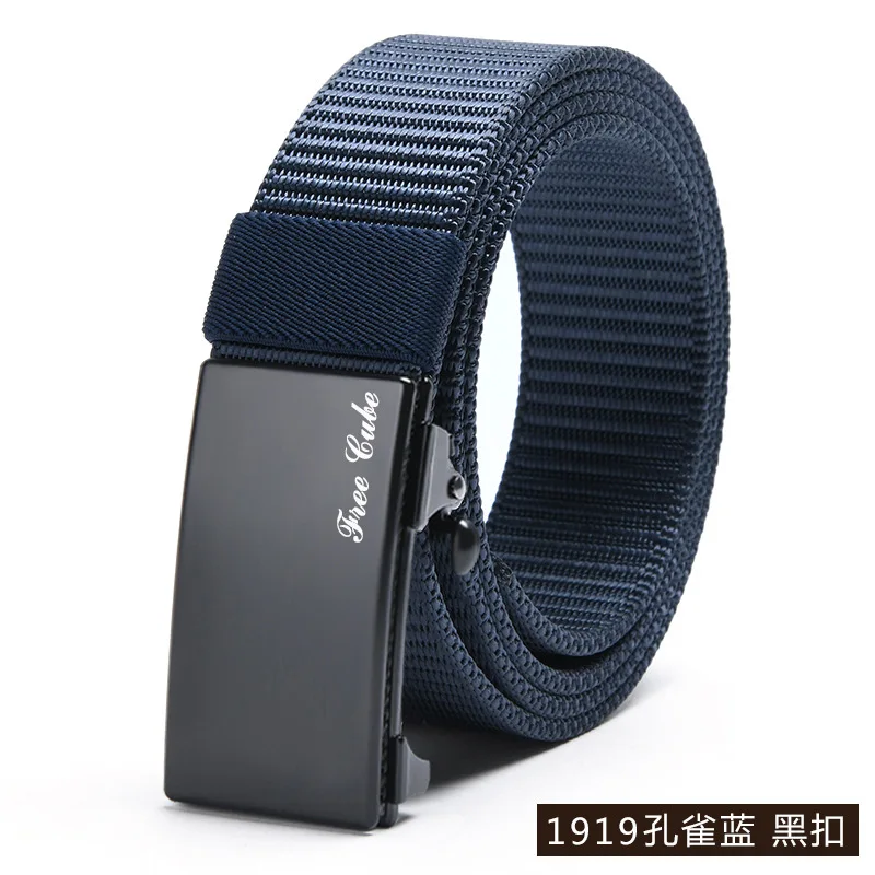 TJ-TingJun 2020 new Toothless Automatic Buckle Belt Nylon Canvas Outdoor Leisure Breathable Multi-color Selection Belt B1919
TJ-TingJun 2020 new Toothless Automatic Buckle Belt Nylon Canvas Outdoor Leisure Breathable Multi-color Selection Belt B1919