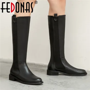 FEDONAS Vintage Tight High Boots 2020 Autumn Winter Shoes Woman Heels Side Zipper Working Basic Thick Heels Knee High Boots
FEDONAS Vintage Tight High Boots 2020 Autumn Winter Shoes Woman Heels Side Zipper Working Basic Thick Heels Knee High Boots