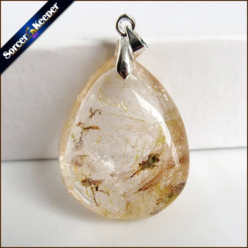 Genuine Natural Gold Rutilated Quartz Crystal Cabochon Setting Necklace Pendant Stone Beads for DIY Jewelry Making MS816
Genuine Natural Gold Rutilated Quartz Crystal Cabochon Setting Necklace Pendant Stone Beads for DIY Jewelry Making MS816