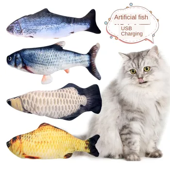 Moving Fish Toys Catnip For Cat Realistic Plush Fish Stuffed Pillow Chew Bite Toy Kitten Fish Flop Cat Wagging Fish Toy Catnip
Moving Fish Toys Catnip For Cat Realistic Plush Fish Stuffed Pillow Chew Bite Toy Kitten Fish Flop Cat Wagging Fish Toy Catnip