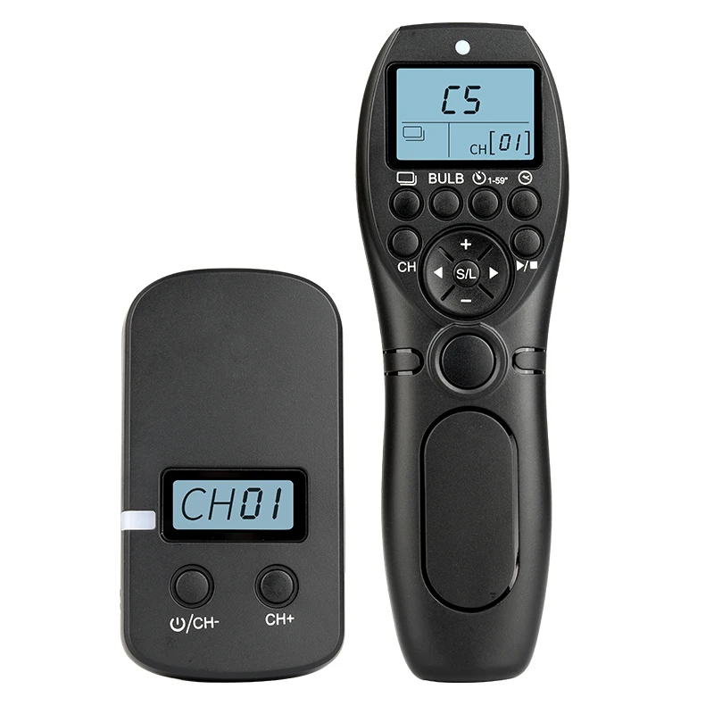 Timer Shutter Release Remote Wireless Timing Control For Canon Nikon Sony Accessories 5D4 5D3 6D2 EOS R Z7 D850 D810 D750 A7r3
Timer Shutter Release Remote Wireless Timing Control For Canon Nikon Sony Accessories 5D4 5D3 6D2 EOS R Z7 D850 D810 D750 A7r3