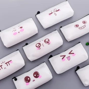 1Pc Kawaii Cute Expression Silicon Pencil Case Large Capacity Zipper Pencil Box School Stationery Pen Storage Makeup Pouch Bag
1Pc Kawaii Cute Expression Silicon Pencil Case Large Capacity Zipper Pencil Box School Stationery Pen Storage Makeup Pouch Bag
