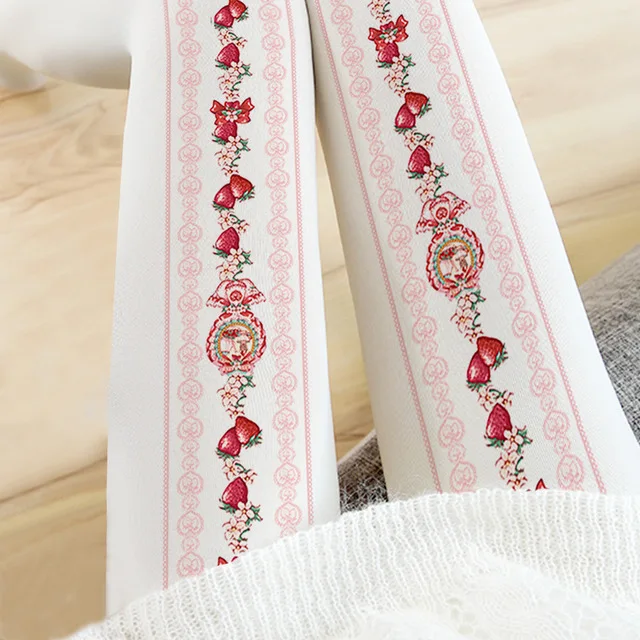 Spring and Autumn Tokyo Style Cute girl strawberry flower Printing Lolita Tights Sweet Pantyhose cosplay stockings 80D
Spring and Autumn Tokyo Style Cute girl strawberry flower Printing Lolita Tights Sweet Pantyhose cosplay stockings 80D