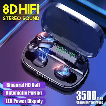 S11 Studio Sound Earphone True Wireless In ear Bluetooth Earbud TWS Sport headset 3500mah Power Bank Wireless Bluetooth Headset
S11 Studio Sound Earphone True Wireless In ear Bluetooth Earbud TWS Sport headset 3500mah Power Bank Wireless Bluetooth Headset