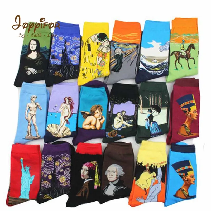 FGHGF 2PCS Celebrity Autumn Winter Retro Women Personality Art Van Gogh Mural World Famous Painting Male Socks Kids Warm Sock
FGHGF 2PCS Celebrity Autumn Winter Retro Women Personality Art Van Gogh Mural World Famous Painting Male Socks Kids Warm Sock