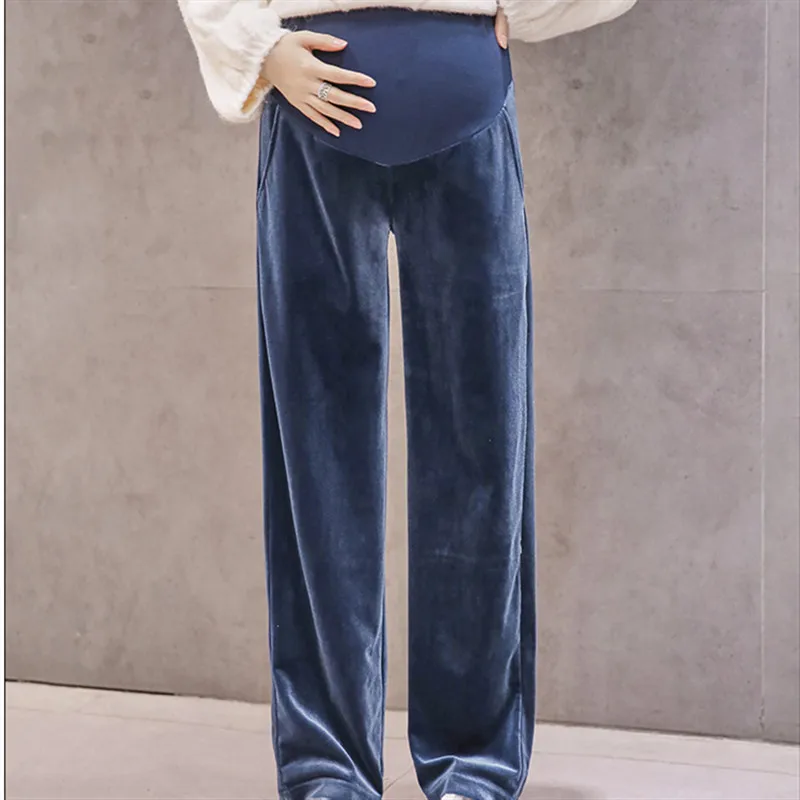 Poungdudu 2020 Winter Maternity Pants For Pregnant Women Belly Wide Leg Trousers Casual Solid Straight Velvet Loose Office Lady
Poungdudu 2020 Winter Maternity Pants For Pregnant Women Belly Wide Leg Trousers Casual Solid Straight Velvet Loose Office Lady
