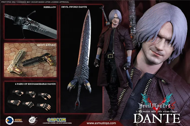 ASMUS TOYS DANTE (DMC V) DMC502 Normal/LUXURY EDITION 31 cm Full set Action Figure Doll for Collectible 
ASMUS TOYS DANTE (DMC V) DMC502 Normal/LUXURY EDITION 31 cm Full set Action Figure Doll for Collectible