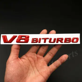 Metal Red V8 Biturbo Auto Fender Side Emblem Badge Decal Sticker V12 V6 E S G
Metal Red V8 Biturbo Auto Fender Side Emblem Badge Decal Sticker V12 V6 E S G