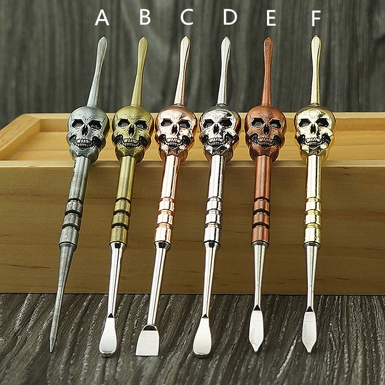 

Skull Wax Dab Tools Disassembled Jar Titanium Nail Dabber Tool Accessory for Vape Concentrate Atomizer Dry Herb Vaporizer Kit