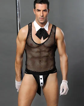 Net Hole See Through Sexy Stage Show Club DJ Short Sleeve Tee Shrit Man Dolls Sexy Costumes Punk Privat Party Tops
Net Hole See Through Sexy Stage Show Club DJ Short Sleeve Tee Shrit Man Dolls Sexy Costumes Punk Privat Party Tops