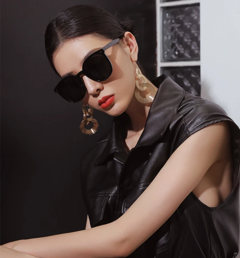 LUKOKO sunglasses women men 2020 fashion Polarized big vintage sun glasses uv400 shades for women woman driving black pink LUKOKO sunglasses women men 2020 fashion Polarized big vintage sun glasses uv400 shades for women woman driving black pink
