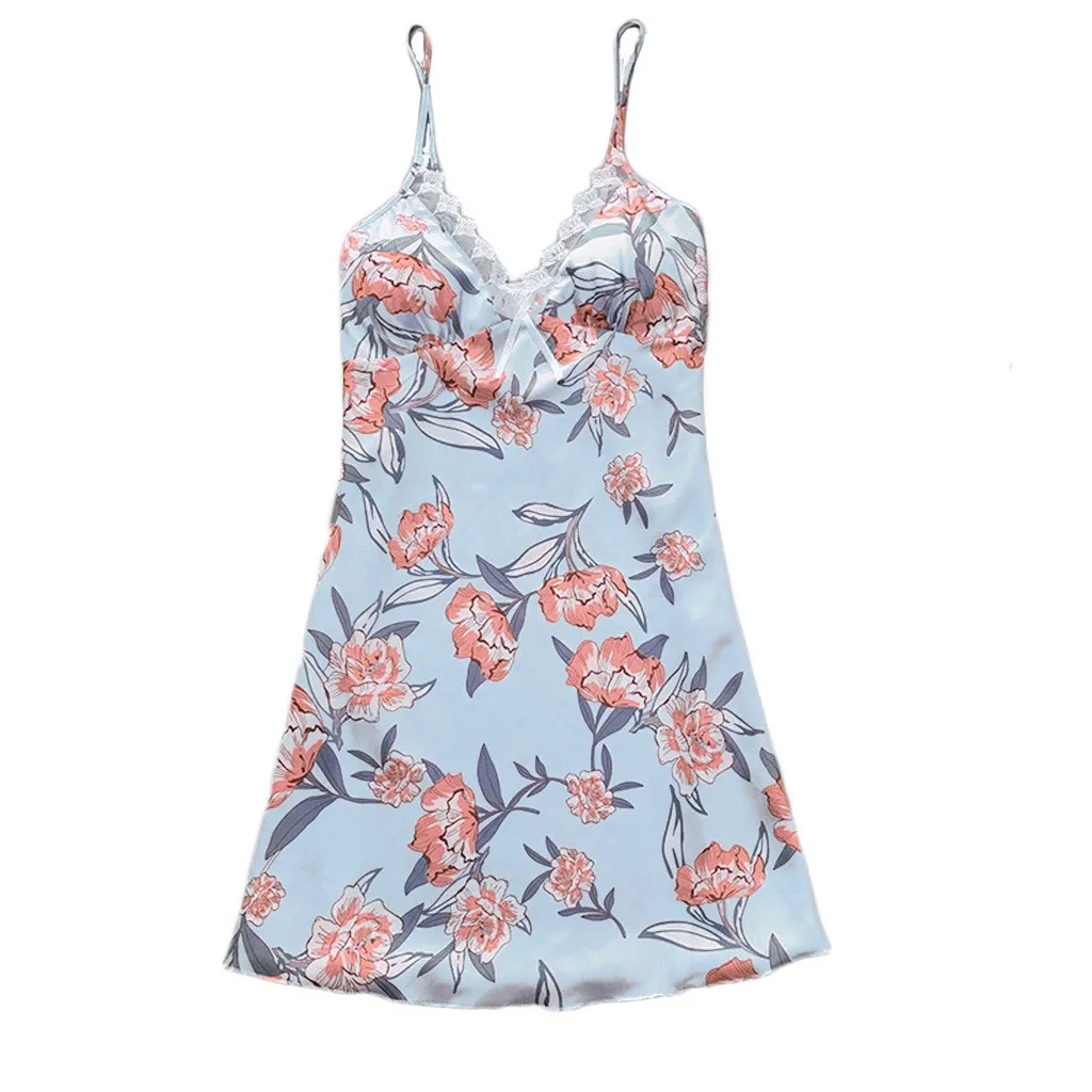 2019 New Style Sexy Lingerie Women Satin Flower Printint Silk Lace Dress V Neck Babydoll Nightdress Nightgown Fashion Sleepwear
2019 New Style Sexy Lingerie Women Satin Flower Printint Silk Lace Dress V Neck Babydoll Nightdress Nightgown Fashion Sleepwear