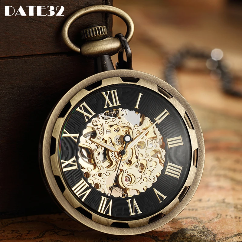Old Mechanical Pocket Watch with Roman Numerals Number Skeleton Dial Fob Chinese Clock with Gift Box for Men Gifts Dropshipping
Old Mechanical Pocket Watch with Roman Numerals Number Skeleton Dial Fob Chinese Clock with Gift Box for Men Gifts Dropshipping