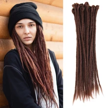 CLong 24Inch Synthetic Ombre 100% Handmade Women Hair Dreadlocks hair Extensions Jamaican Natural Soft Crochet Braiding Hair
CLong 24Inch Synthetic Ombre 100% Handmade Women Hair Dreadlocks hair Extensions Jamaican Natural Soft Crochet Braiding Hair