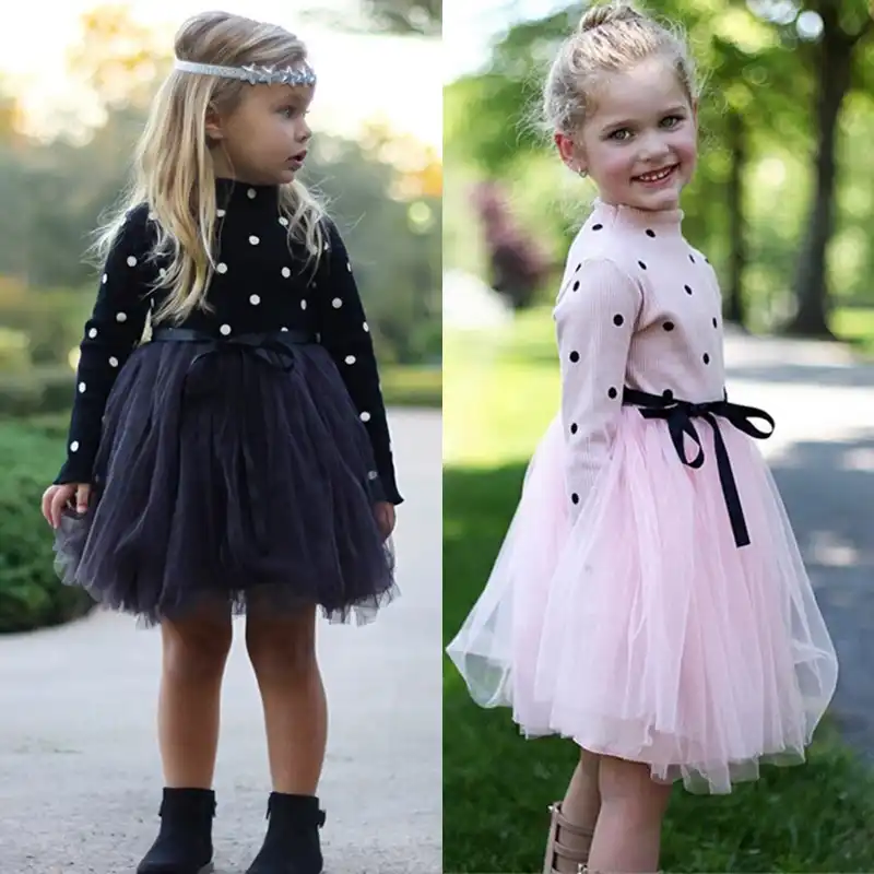 childrens polka dot dresses