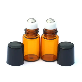 Refillable 2ml Mini Amber Roll Glass Bottle Essential Oil Perfume Small Sample Roller on Bottle With Black Plastic Cap 500pcs
Refillable 2ml Mini Amber Roll Glass Bottle Essential Oil Perfume Small Sample Roller on Bottle With Black Plastic Cap 500pcs