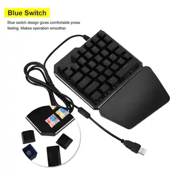 mini keyboard HXSJ Blue Switch Single Hand Keyboard 35 Keys 7 Backlight Colors Single Hand Keypad for PUBG keyboard cover Single
mini keyboard HXSJ Blue Switch Single Hand Keyboard 35 Keys 7 Backlight Colors Single Hand Keypad for PUBG keyboard cover Single