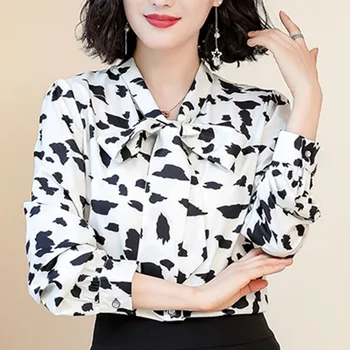 2019 New Autumn Women Tops and Blouses Print Fashion Leisure Chiffon Long Sleeve Shirts Bow Office Women Blouse Blusas
2019 New Autumn Women Tops and Blouses Print Fashion Leisure Chiffon Long Sleeve Shirts Bow Office Women Blouse Blusas