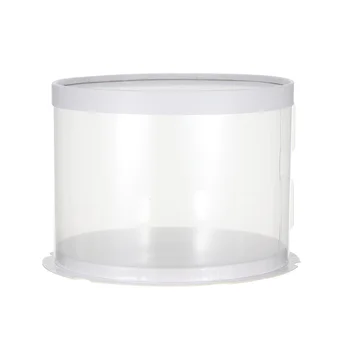 Plastic Transparent Cake Box Round Cake Packaging Boxes Organizer for Home Dessert Shop (White Single-layer) (6inch)
Plastic Transparent Cake Box Round Cake Packaging Boxes Organizer for Home Dessert Shop (White Single-layer) (6inch)