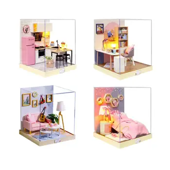 4 Styles Educational Gift For DIY Cabin BT Happiness House Series Handmade Large House Assembled Model Toys For Kids
4 Styles Educational Gift For DIY Cabin BT Happiness House Series Handmade Large House Assembled Model Toys For Kids