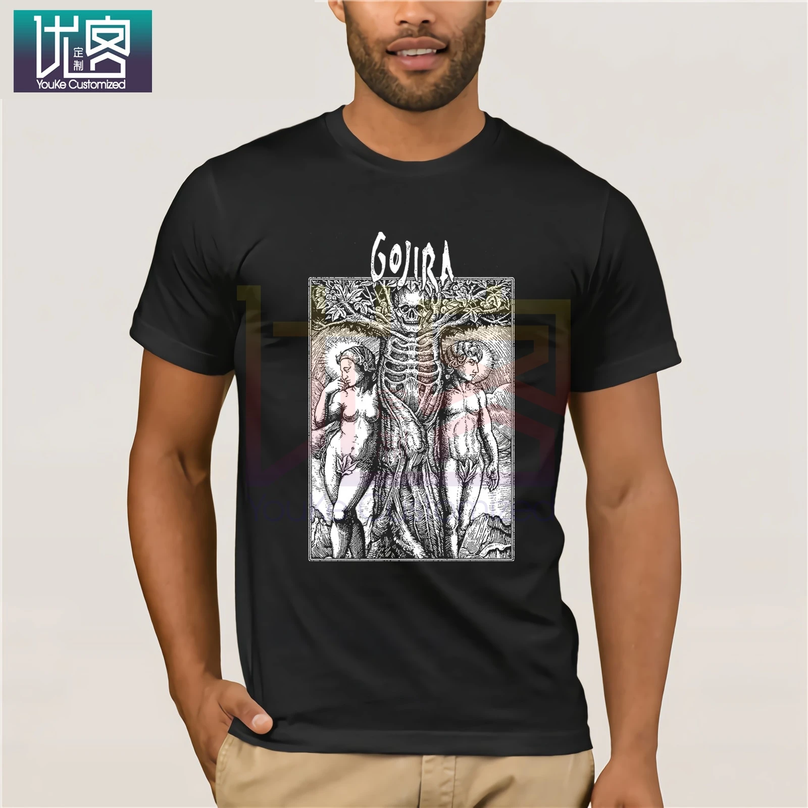 Gojira Tree Skelly T-Shirt black Clothes Popular T-Shirt Crewneck 100% Cotton Tees Tops Summer Tees Cotton O Neck T-Shirt
Gojira Tree Skelly T-Shirt black Clothes Popular T-Shirt Crewneck 100% Cotton Tees Tops Summer Tees Cotton O Neck T-Shirt