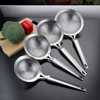 Four Sizes Strainer Spoon Stainless Steel Food Filter Filter Drain Grease Noodles Filter Oil Spoon Kitchen Cooking Tools MM60LS
Four Sizes Strainer Spoon Stainless Steel Food Filter Filter Drain Grease Noodles Filter Oil Spoon Kitchen Cooking Tools MM60LS