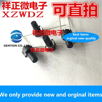 25pcs 100% orginal new for ALPS tact switch 6X6X9.5mm in-line 2-pin micro switch black