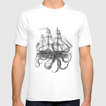 Octopus Kraken Attacking Ship Antique Almanac Paper T Shirt Animals Vintage Kraken Octopus Ship Ocean Beach Water Sea 
Octopus Kraken Attacking Ship Antique Almanac Paper T Shirt Animals Vintage Kraken Octopus Ship Ocean Beach Water Sea