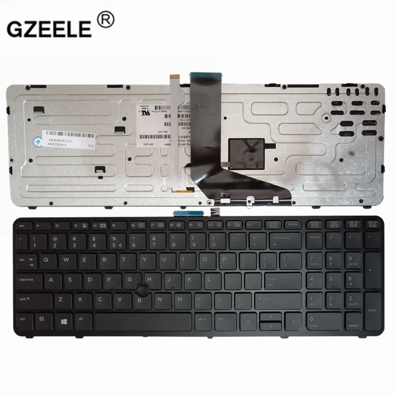 Клавиатура GZEELE для ноутбука HP новая английская клавиатура с подсветкой ZBOOK 15 17 G1 G2