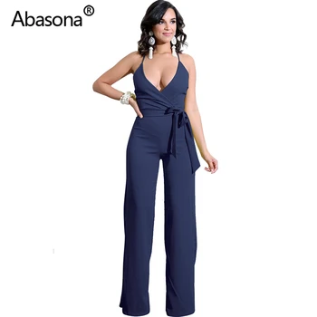Abasona Women Summer 2020 Sexy Bodycon Jumpsuits With Sashes Spaghetti Strap Backless Tight Rompers Womens Jumpsuit Long Pants
Abasona Women Summer 2020 Sexy Bodycon Jumpsuits With Sashes Spaghetti Strap Backless Tight Rompers Womens Jumpsuit Long Pants