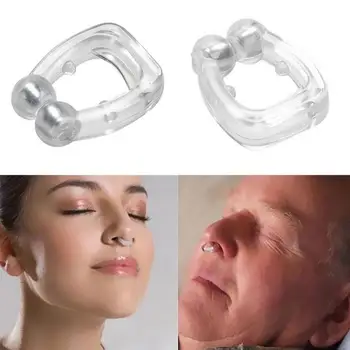2/4/6pcs Silicone Magnetic Anti Snore Stop Snoring Nose Clip Sleep Tray Sleeping Aid Apnea Guard Night Device With Box Or Bag
2/4/6pcs Silicone Magnetic Anti Snore Stop Snoring Nose Clip Sleep Tray Sleeping Aid Apnea Guard Night Device With Box Or Bag