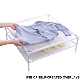 Balcony Mesh Drying Rack Stackable Sweater Drying Net Floor Type Multi-function Drying Rack Single Layer Household FPing
Balcony Mesh Drying Rack Stackable Sweater Drying Net Floor Type Multi-function Drying Rack Single Layer Household FPing