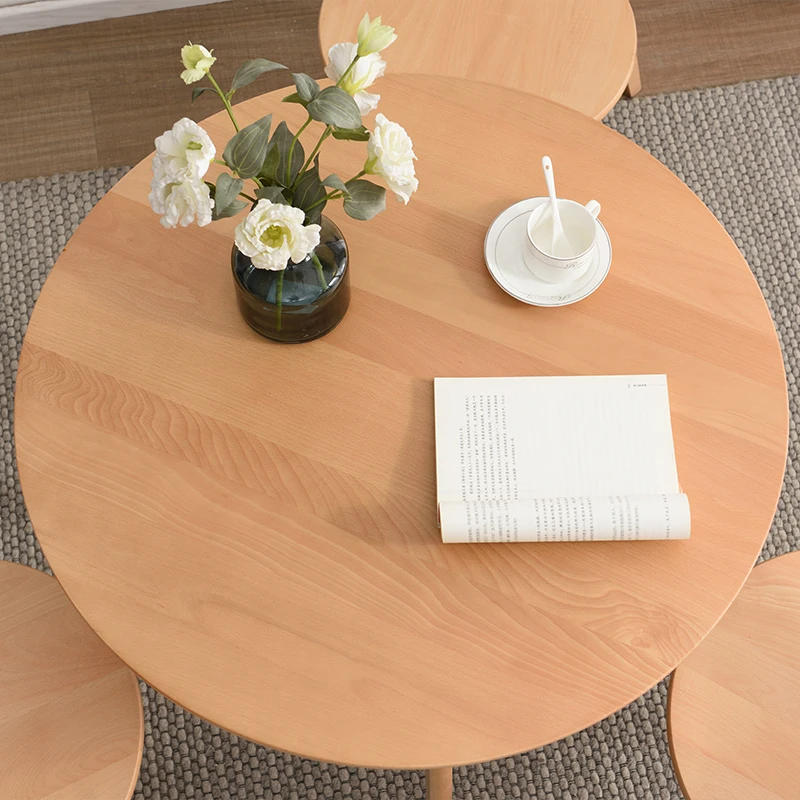 Solid Wood Negotiation Table Coffee Table Northern Europe Small Round Table Table Simple Leisure Round Table Table Chair
Solid Wood Negotiation Table Coffee Table Northern Europe Small Round Table Table Simple Leisure Round Table Table Chair
