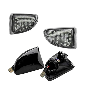 4 Pcs Dynamic Turn Signal Light Flowing LED Side Marker Lights Side Repeater Lamp Panel Lamp, 2 Pcs White & 2 Pcs Black
4 Pcs Dynamic Turn Signal Light Flowing LED Side Marker Lights Side Repeater Lamp Panel Lamp, 2 Pcs White & 2 Pcs Black
