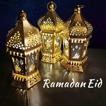2020 New Eid Metal LED Lantern Ramadan Decoration Eid Mubarak Islamic Muslim Lights Festival Party Decor Supplies
2020 New Eid Metal LED Lantern Ramadan Decoration Eid Mubarak Islamic Muslim Lights Festival Party Decor Supplies