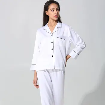 Women Silk Pajama Sets Satin Pyjama Sleepwear Long Sleeve Large Size Fashion Pajamas for girl Nightwear Suit Home New 2020 PJS
Women Silk Pajama Sets Satin Pyjama Sleepwear Long Sleeve Large Size Fashion Pajamas for girl Nightwear Suit Home New 2020 PJS