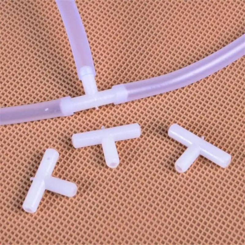 10pcs Tee-Connectors Aquarium Air Pump Practical Durable Fitting for 4mm Hose Straight Cross Water Pipe Adapter Parts
10pcs Tee-Connectors Aquarium Air Pump Practical Durable Fitting for 4mm Hose Straight Cross Water Pipe Adapter Parts