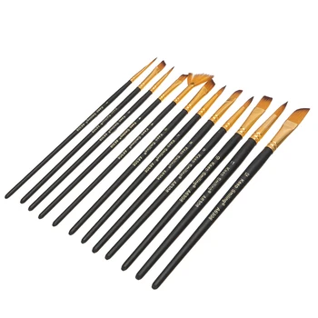 12Pcs/Set Different Sizes Artist Nylon Hair Paint Brush Acrylic Oil Painting Brushes DIY Watercolor Drawing Pen Art Supplies 
12Pcs/Set Different Sizes Artist Nylon Hair Paint Brush Acrylic Oil Painting Brushes DIY Watercolor Drawing Pen Art Supplies