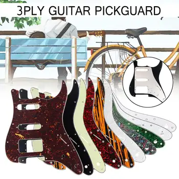 

3ply 11 Holes Electric Guitar Pickguard HSS Guitar Scratch Plate Fit For USA/MEX Fender for Stratocaster Strat Guitar Parts