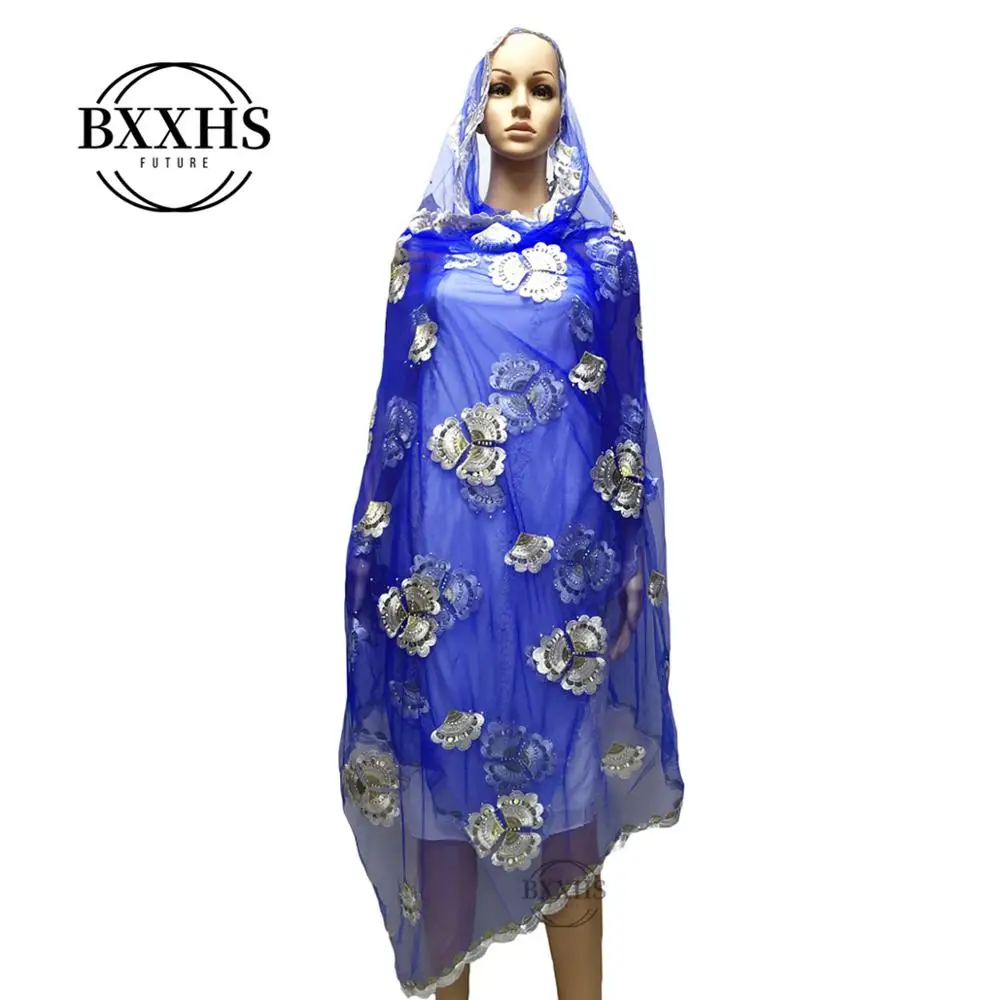 New Arrival African Women Scarfs Soft Cotton Scarf Big Embroidery Design On The Back Long Shawls HeadScarf LH039
New Arrival African Women Scarfs Soft Cotton Scarf Big Embroidery Design On The Back Long Shawls HeadScarf LH039