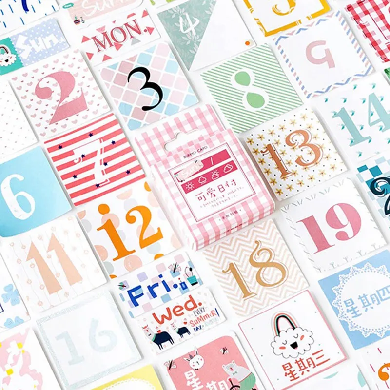 45Pcs/Set DIY Colorful Color Day Pay 3D Kawaii Stickers Diary Planner Journal Note Diary Paper Scrapbooking Albums PhotoTag
45Pcs/Set DIY Colorful Color Day Pay 3D Kawaii Stickers Diary Planner Journal Note Diary Paper Scrapbooking Albums PhotoTag