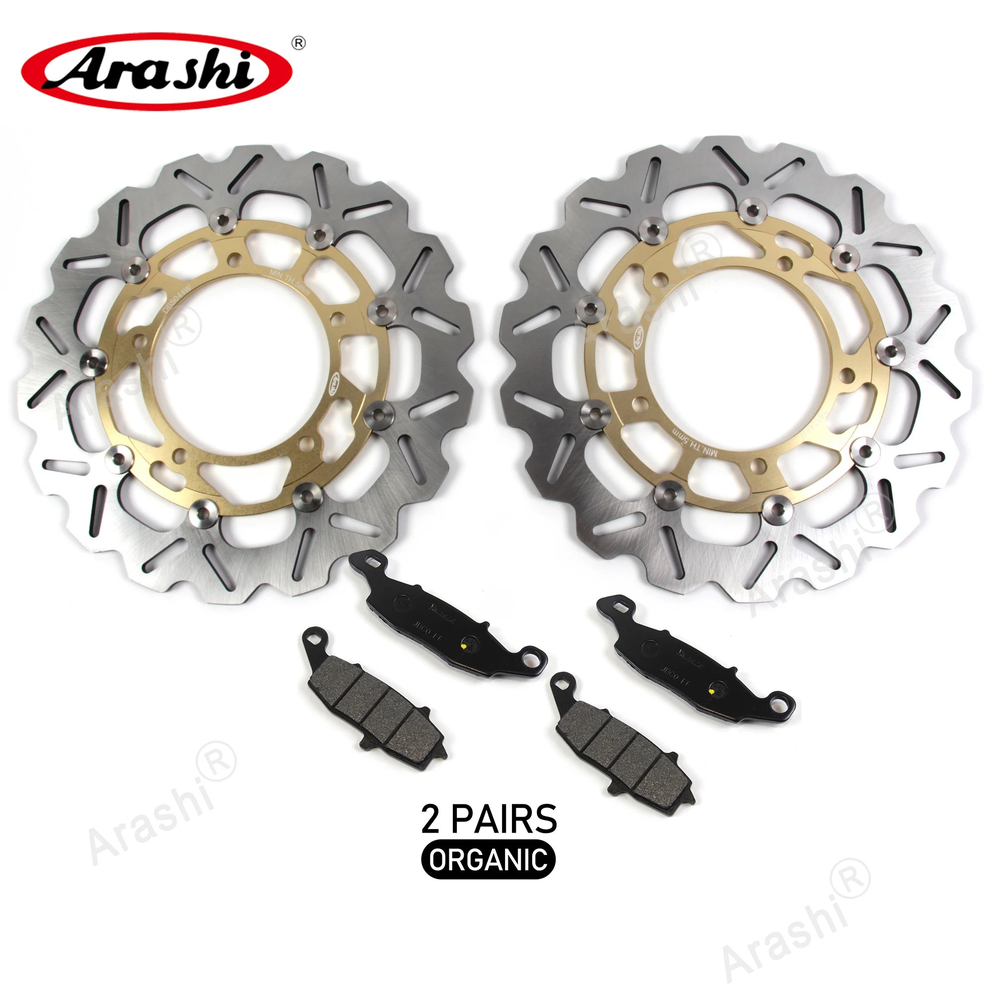 ARASHI CNC Front Brake Disks Rotors Disc Brake Pads For SUZUKI DL V-STROM 650 ABS 2007 2008 2009 2010 2011 DL650 -ABS
ARASHI CNC Front Brake Disks Rotors Disc Brake Pads For SUZUKI DL V-STROM 650 ABS 2007 2008 2009 2010 2011 DL650 -ABS
