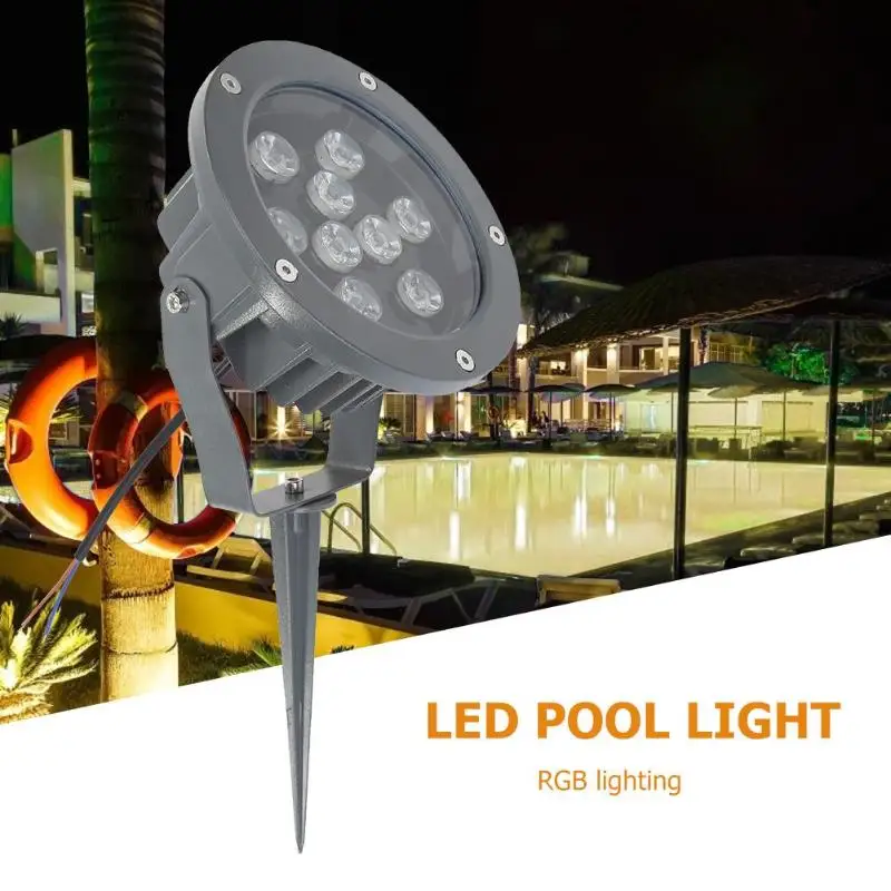 Underwater LED Fountain Spike Lights RGB IP65 Waterproof Swimming Pool Pond Lamp Good Transmittance Uniform Lighting
Underwater LED Fountain Spike Lights RGB IP65 Waterproof Swimming Pool Pond Lamp Good Transmittance Uniform Lighting
